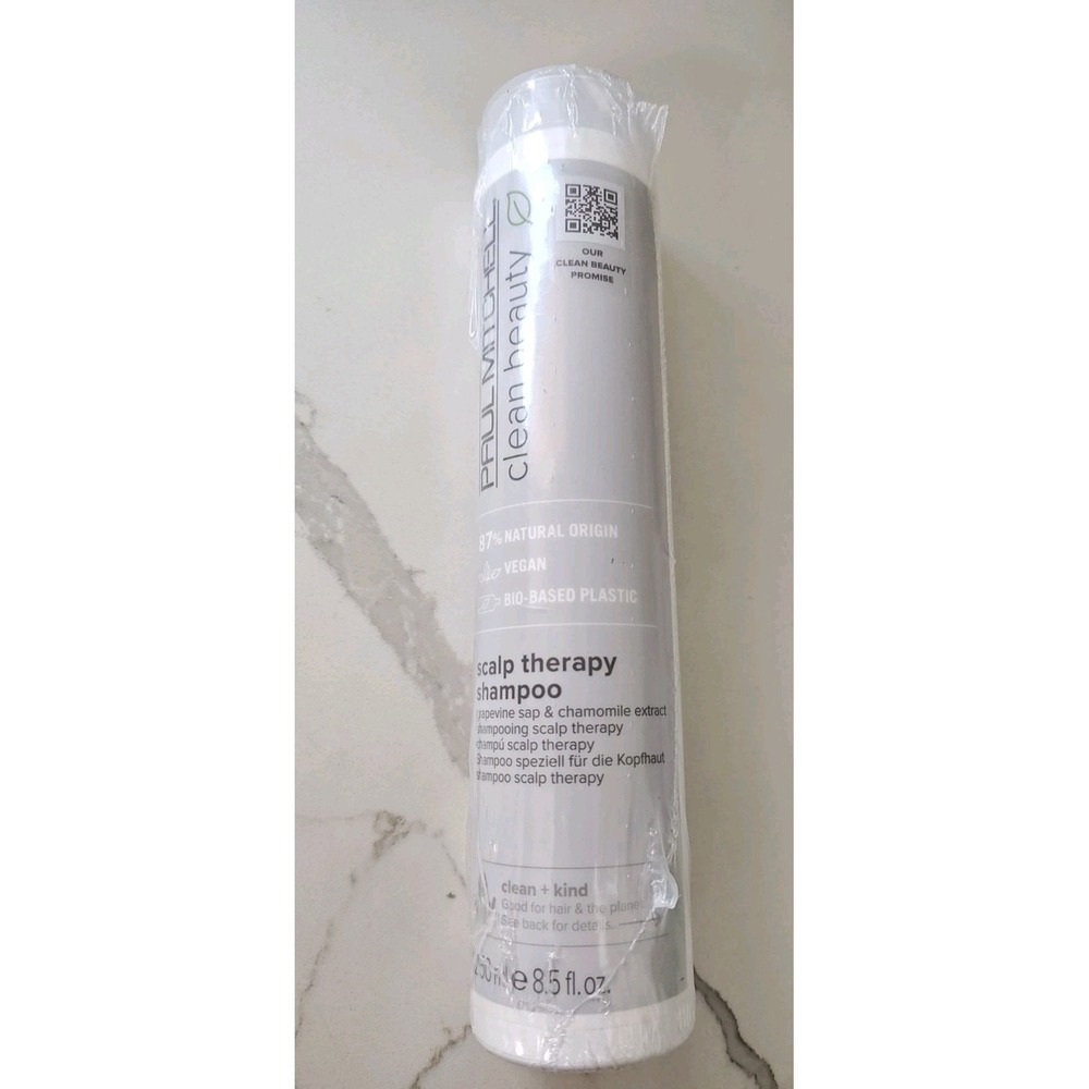 Paul Mitchell Clean Beauty Scalp Therapy Shampoo 8.5‎ Oz Sealed All Hair Types